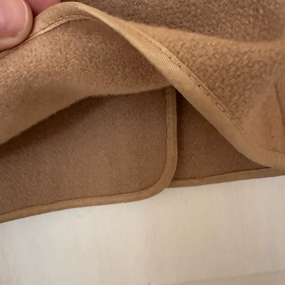 New Handmade Woman’s Light Brown Wrap Skirt, Sz M/L (see measurements)